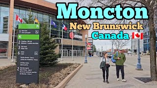 Moncton New Brunswick Canada 🇨🇦 2024  Moncton downtown walking tour canada newbrunswick moncton [upl. by Anyg956]