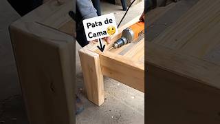 PATA de CAMA 🛌 RESISTENCIA tips carpintero carpintería shortsviral shorts viral carpenter [upl. by Cordalia]