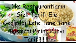 Tane Tane Basmati İran Pirinç Pilavı TarifiYapılışı Tanetanepirinçpilavı basmatipilavyapılışı [upl. by Atiugram383]