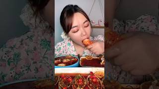 asmrfood eating challenge🦞🍄tantangan makan makananအစားအစာစားခြင်းစိန်ခေါ်မှုshortsasmrmukbang [upl. by Odnarb]