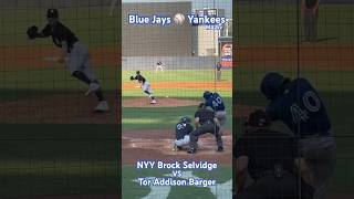 MLB Spring Breakout NYY Brock Selvidge vs Tor Addison Barger baseball ⚾️ Life MA2tv [upl. by Anilas]