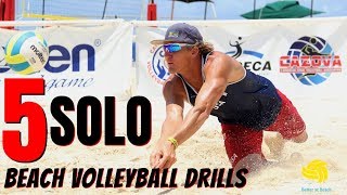 Five Beach Volleyball Drills You Can Do Solo [upl. by Okoy220]