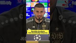 Deniz Undav Kürdlerin beni desteklediğini biliyorum Undav championsleague keşfet [upl. by Nosraep571]