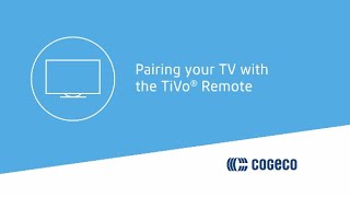 Pairing Your TV with the TiVo Remote [upl. by Imuya]