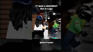 Lego MoistCr1TiKal “IT WAS A MISINPUT” shorts short [upl. by Annawot]