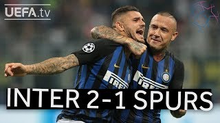 INTERNAZIONALE 21 TOTTENHAM UCL HIGHLIGHTS [upl. by Dur]