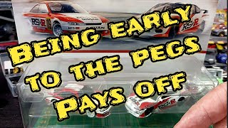 HITTING THE PEGS EARLY PAYS OFF hotwheels diecast automobile [upl. by Adnicaj895]