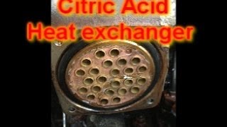 Heat exchanger Citric Acid [upl. by Nadabas]