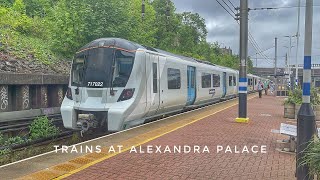 Trains at Alexandra Palace [upl. by Mulligan538]