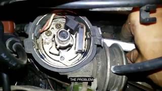 HOW TO SET IGNITION TIMING WO TIMING LIGHT ON A TOYOTA 4K ENGINE ENGLISH SUBTITLE [upl. by Kcirredal733]