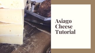 How To Make Asiago Cheese Skim Milk Cheese [upl. by Hunt]