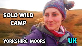 Solo Wild Camp amp Mini Reccie Mission UKOn the Yorkshire Moors [upl. by Aevin]