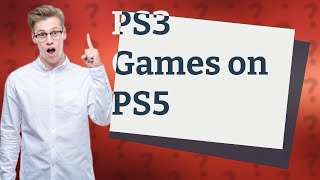 Can you download PS3 games on PS5 [upl. by Eimilb]