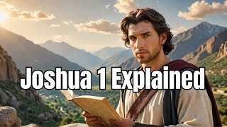 Joshua Chapter 1 Explained Gods Commission to Joshua [upl. by Misaq]