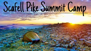 FREEZING Solo Wild Camping on Scafell Pike [upl. by Siriso813]