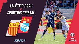 Atlético Grau 11 Sporting Cristal resumen goles y mejores jugadas del partido por Liga1 2024 [upl. by Eceirtal562]