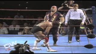 WWF WrestleMania IV Match 6 Bam Bam Bigelow vs One Man Gang [upl. by Dnomsed]