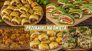 PRZEKĄSKI na WIGILIE i ŚWIĘTA 5 prostych i pysznych propozycji [upl. by Engapmahc]