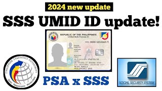 SSS UMID ID APPLICATION 2024 UPDATE [upl. by Oshinski823]