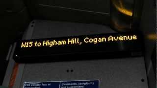 W15 to Higham Hill Cogan Avenue [upl. by Bullough]