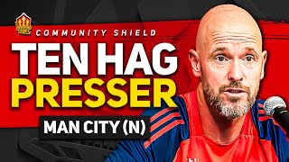 INJURY CRISIS Ten Hag Press Conference Man Utd vs Man City [upl. by Htnicayh]