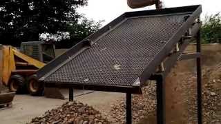 VIDEO 3 TEST TRIAL RUN NEW DEMO SOIL WASTE SCREENER UPRATED MK3 MODEL [upl. by Llibyc]