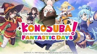 【Konosuba Fantastic Days】Aqua is my waifu【Free talk  Media share on】 [upl. by Aroved]