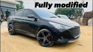 Verna Base Model Converted to Top Model 🤩 hyundai [upl. by Eirffej]