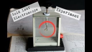 Gold Leaf Electroscope Experiment [upl. by Rakso791]