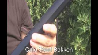 Cold Steel Bokken Destructive Testing [upl. by Boaten]