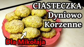 244  Przepis na CIASTECZKA dyniowokorzenne dla Mikołaja🎅 z KSYLITOLEM❗ Ciasteczka świąteczne🎄 [upl. by Aimac432]