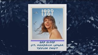 Bad Blood ft Kendrick Lamar  Taylor Swift FanMade Lyric Video [upl. by Ecirtnahc687]