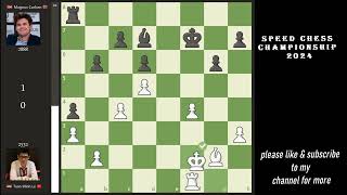 Magnus Carlsen vs Tuan Minh Le Speed Chess Championship 2024 game 2 [upl. by Carmencita]