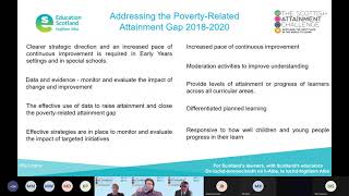 SLF online 2021 Scottish Attainment Challenge  Maximising Progress [upl. by Aicerg]