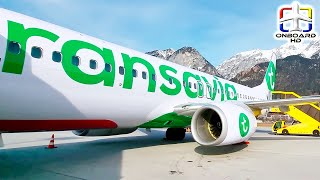 TRIP REPORT  Never Seen Anything So Amazing  Amsterdam to Innsbruck  Transavia Boeing 737 [upl. by Ahseekat]