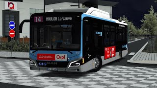 OMSI 2  Addon GPM  Ligne 14 OrsayVille RER  MOULONLa Vauve Man New Lions city CNG RATP [upl. by Glialentn36]