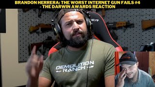 Brandon Herrera The Worst Internet Gun Fails 4  The Darwin Awards Reaction [upl. by Tnayrb]