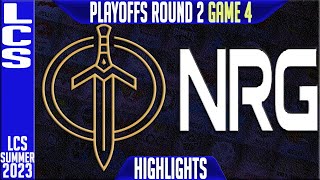 GG vs NRG Highlights Game 4  LCS Summer 2023 Playoffs Upper RND 2  Golden Guardians vs NRG Esports [upl. by Downall]