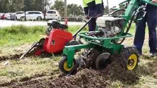 Irrigation Trencher Hire A Trencher Rent A Trencher NBN Trencher [upl. by Pierpont]