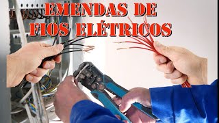 como fazer emendar fios elétricos de vários tipos [upl. by Ahtebat]