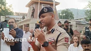 SSP Baramulla Shri amod Ashok NagpureIPS giving his farewell speech at Baramulla [upl. by Dorr]