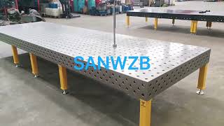 SANWZB Nitriding Treatment Welding Fixture Table 3D Welding Equipment weldingtable 3dweldtable [upl. by Juli]