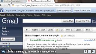 ThinManager License Account [upl. by Nanoc936]