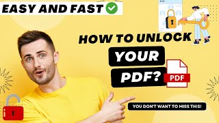 Unlock PDF Files Without Hassle A Guide to Removing PDF Password Protection [upl. by Barnabe]