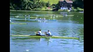 2001 World Championships  Lucerne Rotsee Switzerland  Race 167  M2  FA [upl. by Enej966]