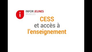 CESS et accès à lenseignement supérieur [upl. by Bodnar]