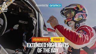 Extended highlights of Stage 7 presented by Aramco  Dakar2024 [upl. by Adriena]