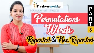 Aptitude Made Easy  Permutations Part 3 – Words Repeated and Non Repeated letters Math tricks [upl. by Ylrak186]