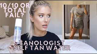 Tanologist Express Self Tan Water  Better than Loving Tan Review How to Use Before and Afters [upl. by Ariadne]