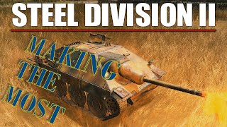 Holding the Line Against King Tigers  Steel Division 2 [upl. by Hayouqes]